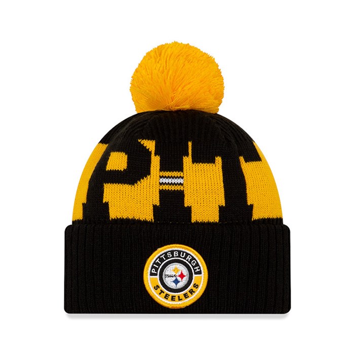 Pittsburgh Steelers On Field Lapset Pipohattu Mustat - New Era Lippikset Outlet FI-638127